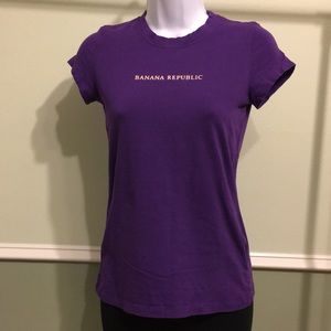 Banana Republic cotton logo T-shirt - SM
